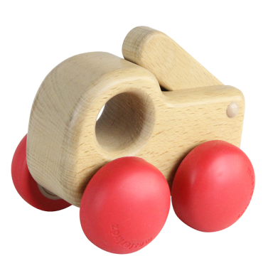 Fire Engine Wooden Push Along